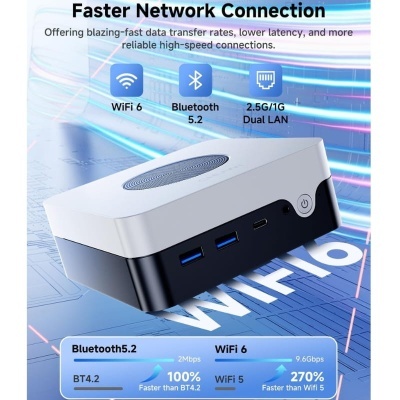 Dispositivo de rede com suporte WiFi 6 e Bluetooth 5.2