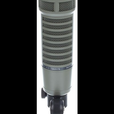 Microfone condensador Electro-Voice RE20 cinzento