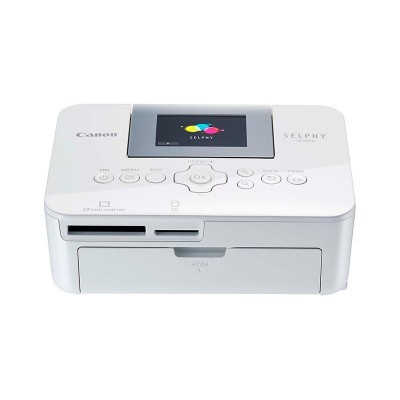 Impressora Canon SELPHY CP1200 branca com ecrã a cores e botões