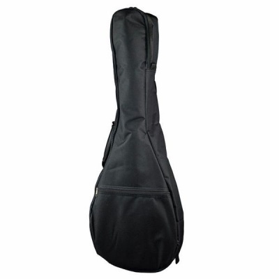 Estojo preto para guitarra elétrica com bolso frontal