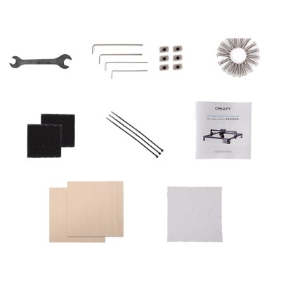 Ferramentas e acessórios para impressora 3D em fundo branco