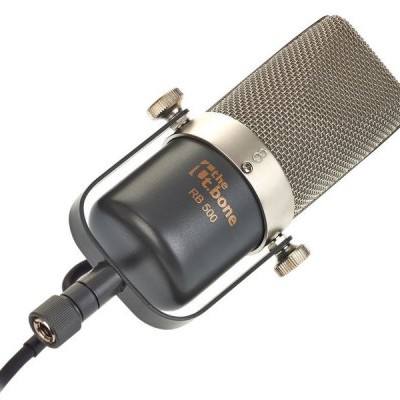 Microfone de estúdio The t.bone RB 300 preto e prateado