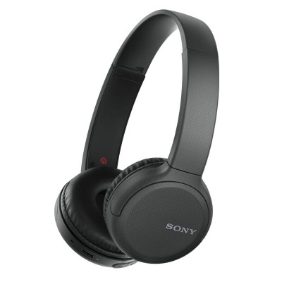 Fones de ouvido Sony sem fios pretos com almofadas acolchoadas