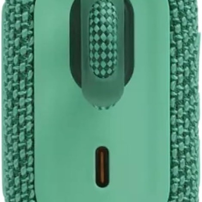 Rato de computador verde com revestimento de tecido trançado e scroll central