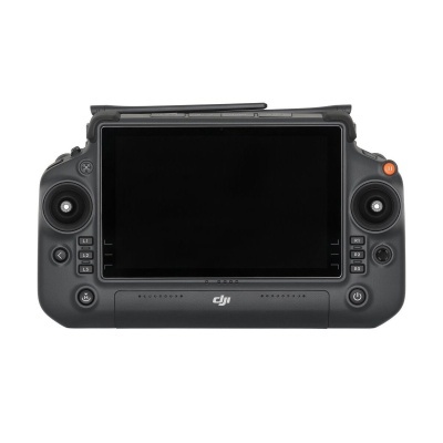 Comando remoto DJI preto com ecrã e botões