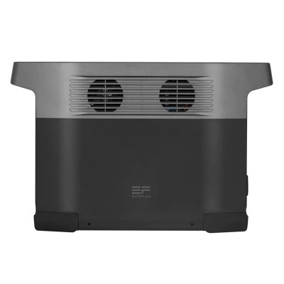 Dispositivo eletrónico preto e cinza com ventoinhas e texto EF E-COMP.04