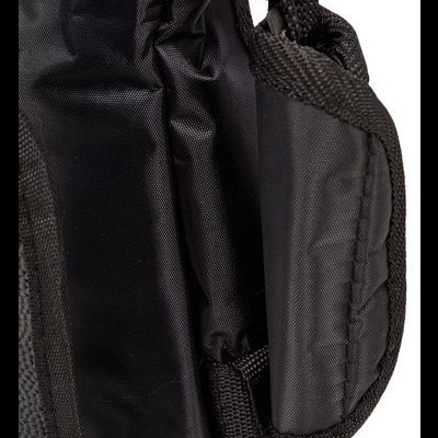 Bolsa ou mochila preta com alça acolchoada reforçada