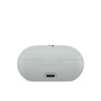 Estojo de carregamento cinzento claro para auscultadores sem fios