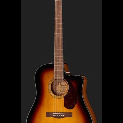 Guitarra acústica Fender sunburst com 6 cordas