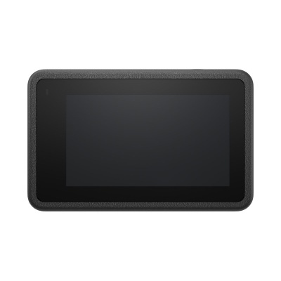 Tablet preto com ecrã negro