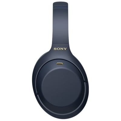 Auricular headphones Sony azul escuro com detalhes dourados