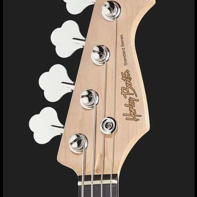 Cabeça de guitarra elétrica Harley Benton Standard Series, madeira clara e cravelhas prateadas