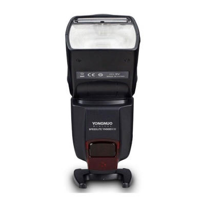 Flash Speedlite YONGNUO YN565EX II preto com base de suporte