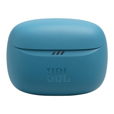 Estojo de carregamento azul JBL para auscultadores