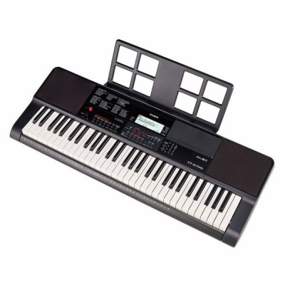Teclado Casio CT-X700 com suporte para partituras e painel de controlo LCD