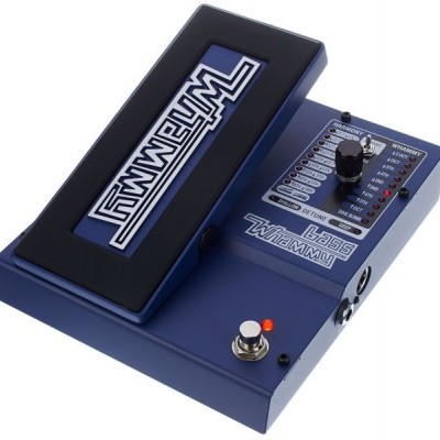 Pedal de efeitos para guitarra Wehama B-95 azul com botão e LEDs