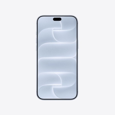 Smartphone com ecrã frontal, estrutura metálica e padrão abstrato cinza