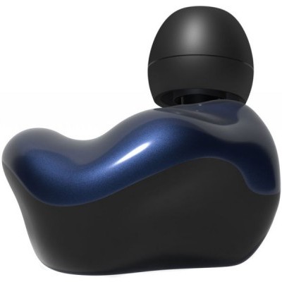 Auricular wireless preto e azul escuro, design ergonómico