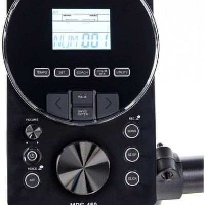 Painel de controlo preto Millenium MPS-450 com visor digital e botões