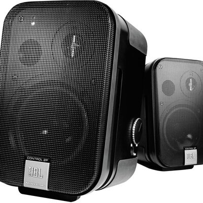 Par de altifalantes de estúdio JBL Control 1 Pro pretos