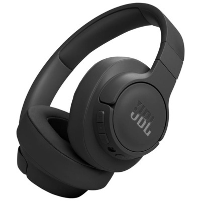 Auriculares JBL pretos com almofadas acolchoadas