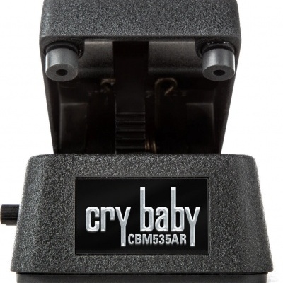 Pedal de efeitos cry baby CBM535AR preto aberto