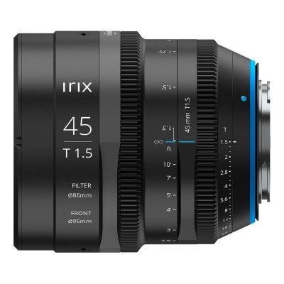 Objetiva de câmara fotográfica Irix 45 T 1.5 preta