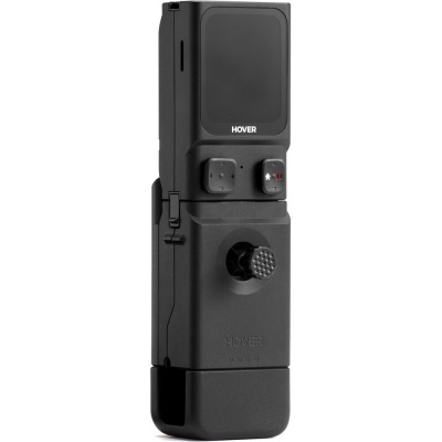 Comando remoto preto para drone com joystick e botões