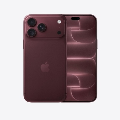 Smartphone Apple iPhone bordeaux com três câmaras traseiras e ecrã frontal com entalhe