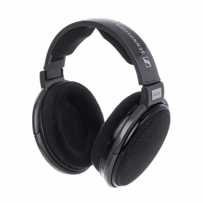 Auriculares Sennheiser HD 650 pretos com almofadas de veludo