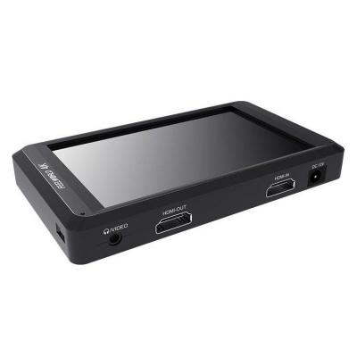 Dispositivo electrónico preto com várias portas ecrã plano