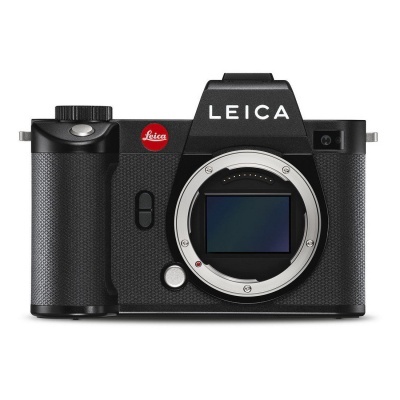 Máquina fotográfica digital Leica preta sem lente