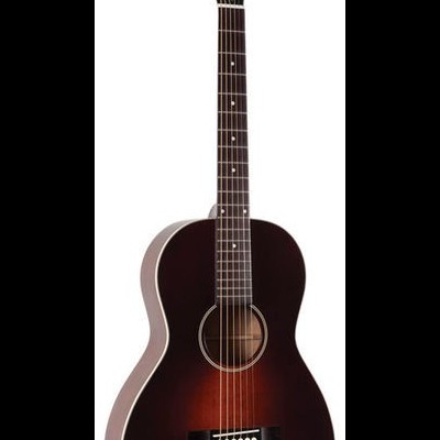 Violão acústico castanho escuro com 6 cordas e marca Outstanding King