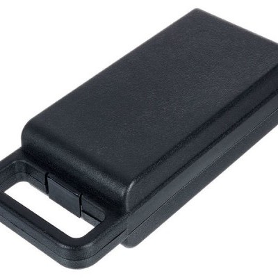 Power bank portátil preto com alça integrada