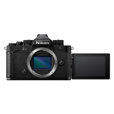 Câmara fotográfica digital mirrorless Nikon Z f preto com ecrã LCD móvel