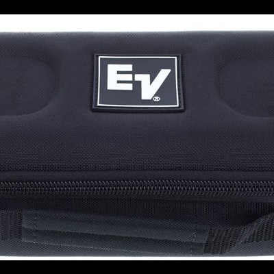 Estojo rígido preto com logótipo EV