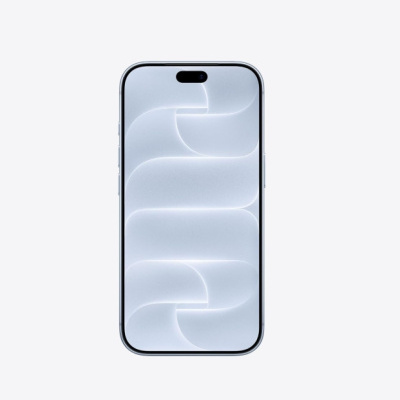 Smartphone com ecrã grande e padrão abstrato cinza no ecrã