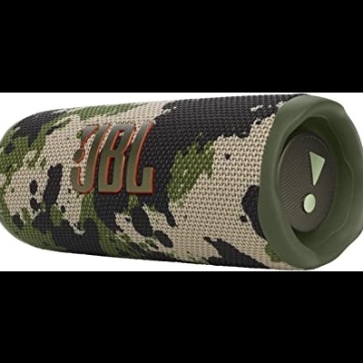 Coluna de som JBL portátil camuflada verde e preta