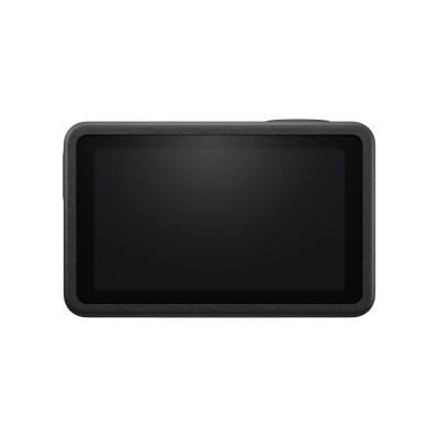 Ecrã digital retangular preto com moldura texturizada