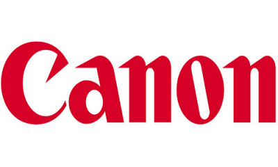 Logótipo da marca Canon em vermelho