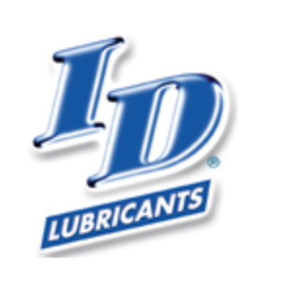 Logótipo azul e branco da marca ID LUBRICANTS