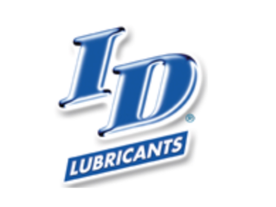 Logótipo azul e branco da marca ID LUBRICANTS