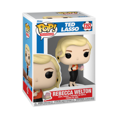 Funko Pop! Rebecca Welton da série Ted Lasso em embalagem