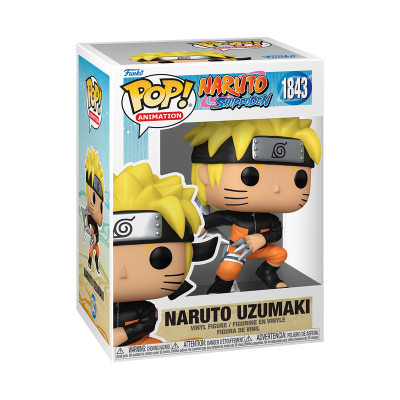 Figura Pop! de Naruto Uzumaki em embalagem