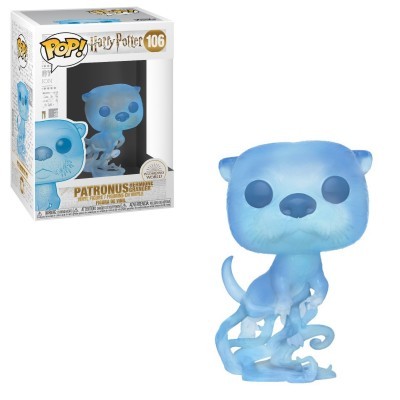 Figura Funko Pop! Harry Potter 106 Patronus em vinil azul translúcido com embalagem