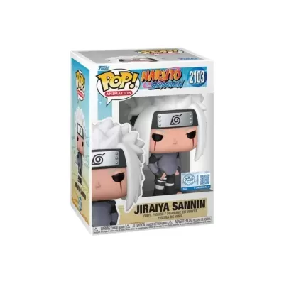 Figura de vinil Funko Pop Jiraiya Sannin Naruto Shippuden na caixa