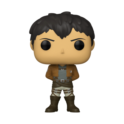 Figura Funko Pop com casaco castanho e botas castanhas