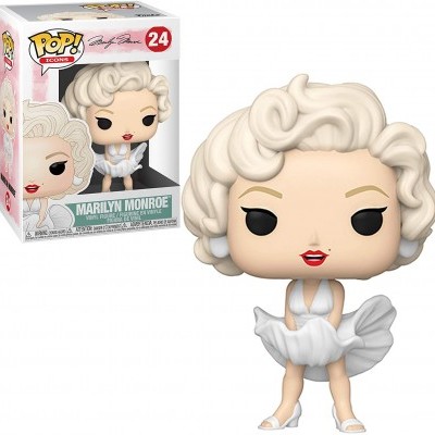 Figura colecionável Funko Pop! Marilyn Monroe com vestido branco