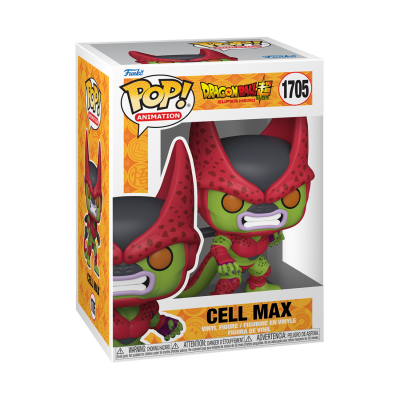 Figura vinil Pop! Animation Cell Max Dragon Ball Super Hero na caixa