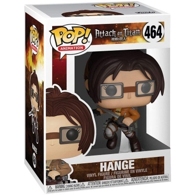 Funko Pop Hange Attack on Titan vinil na caixa número 464